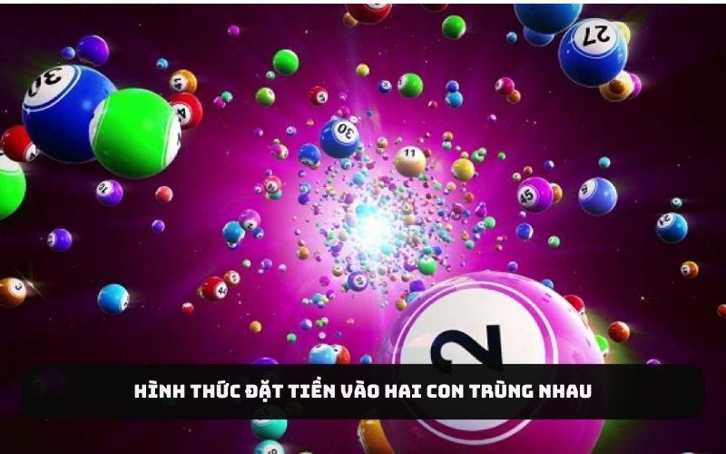 Hình thức đặt tiền vào hai con trùng nhau